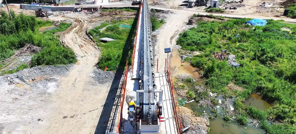 Qmh longa distância de aço contínuo correia de aço que suporta túnel de conservação de água tbm escavação rápida